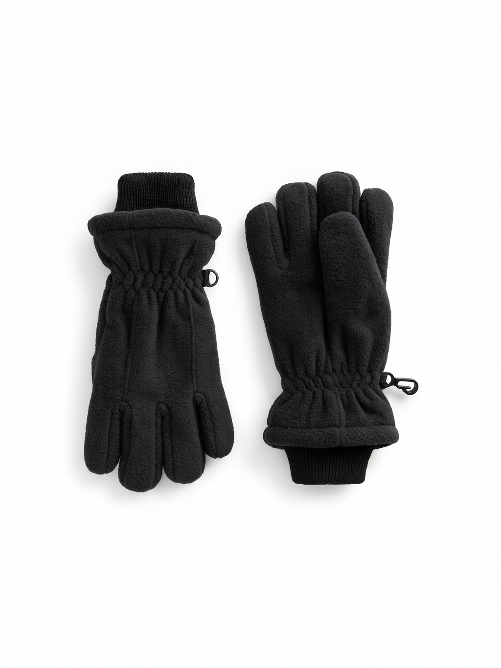 Black Insulated Fleece Gloves