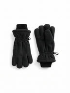 Black Insulated Fleece Gloves