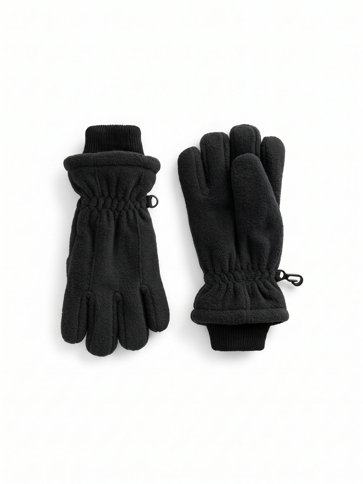 Black Insulated Fleece Gloves