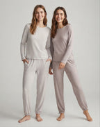 Two Sets dusty mauve and cream