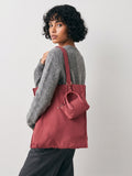 Rose Pink Foldaway Tote Bag Charm