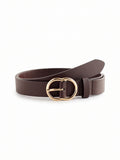 Olive Green Classic Leather Belt