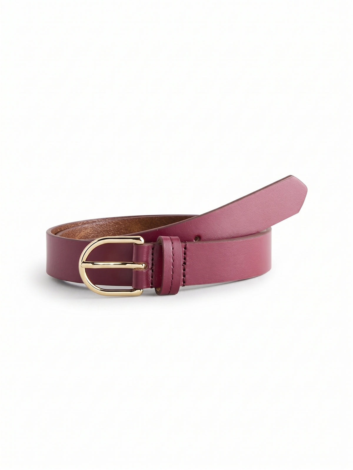Berry Classic Leather Belt