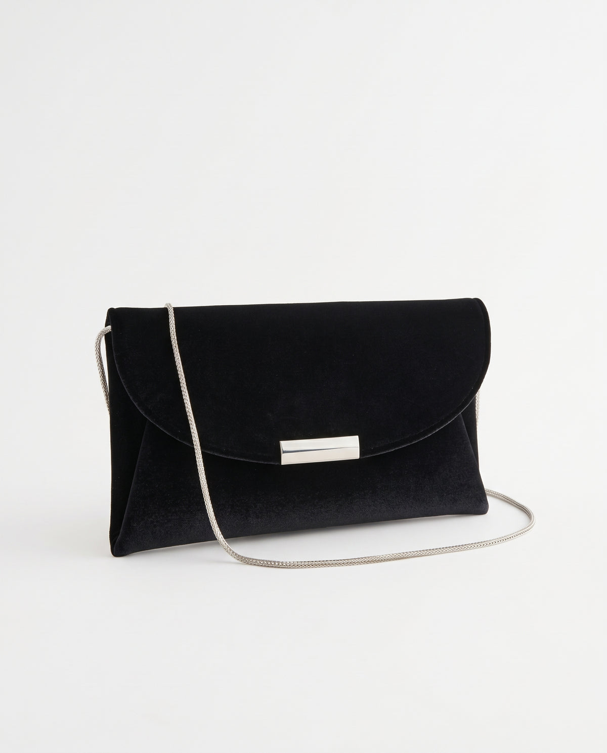 Black Velvet Evening Clutch