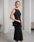 Black Velvet Evening Clutch
